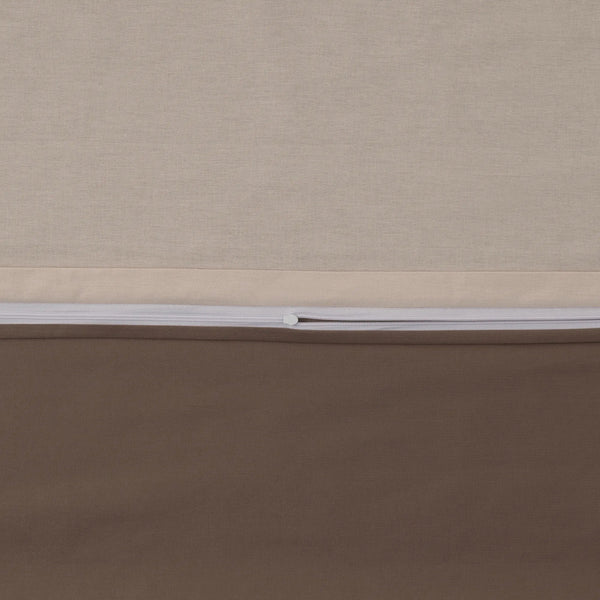 100% Baumwolle A-B Renforcé Bettwäsche - Beige