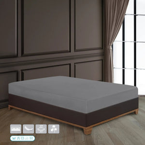 100 % Baumwolle Jersey Spannbettlaken – Grau