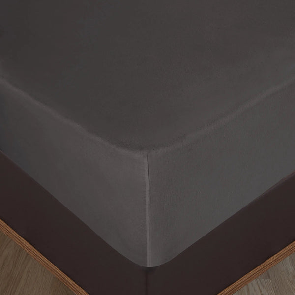 100 % Baumwolle Jersey Spannbettlaken – Anthrazit