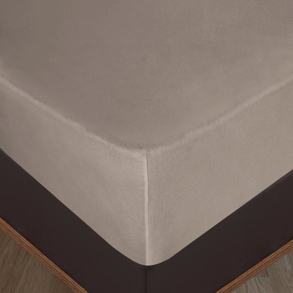 100% Baumwolle Jersey Spannbetttuch - Beige