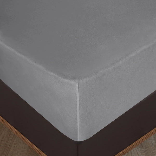 100 % Baumwolle Jersey Spannbettlaken – Grau