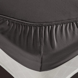 100 % Baumwolle Jersey Spannbettlaken – Anthrazit
