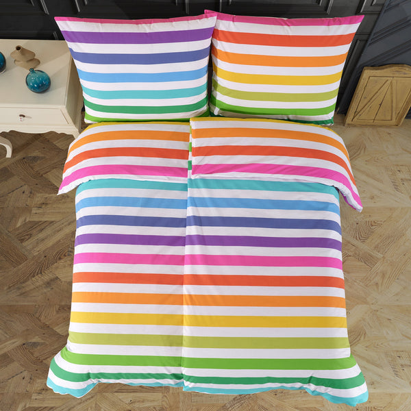 100 % Baumwolle Renforcé Bettwäsche – Rainbow