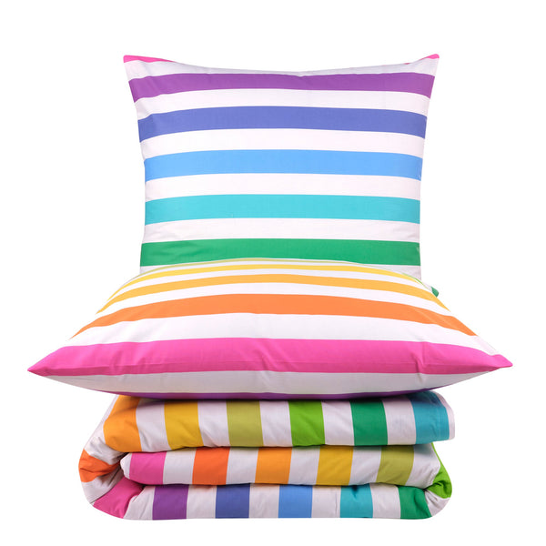 100 % Baumwolle Renforcé Bettwäsche – Rainbow