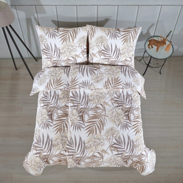 100% Baumwolle Renforcé Bettwäsche - Amazing Beige