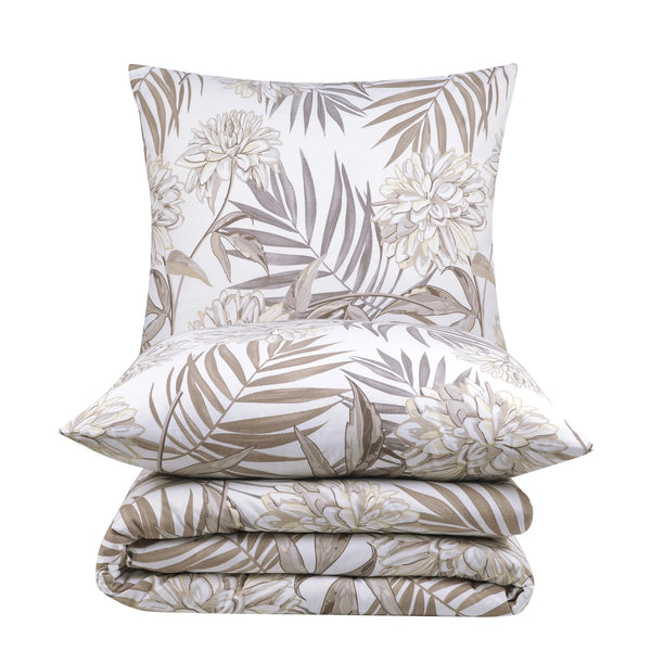 100% Baumwolle Renforcé Bettwäsche - Amazing Beige