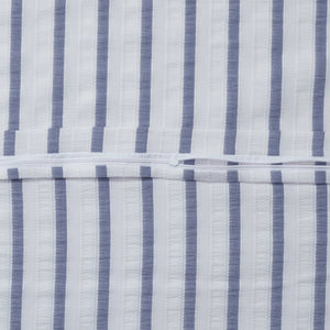 100 % Baumwolle Natural Bettwäsche Vintage – Blau