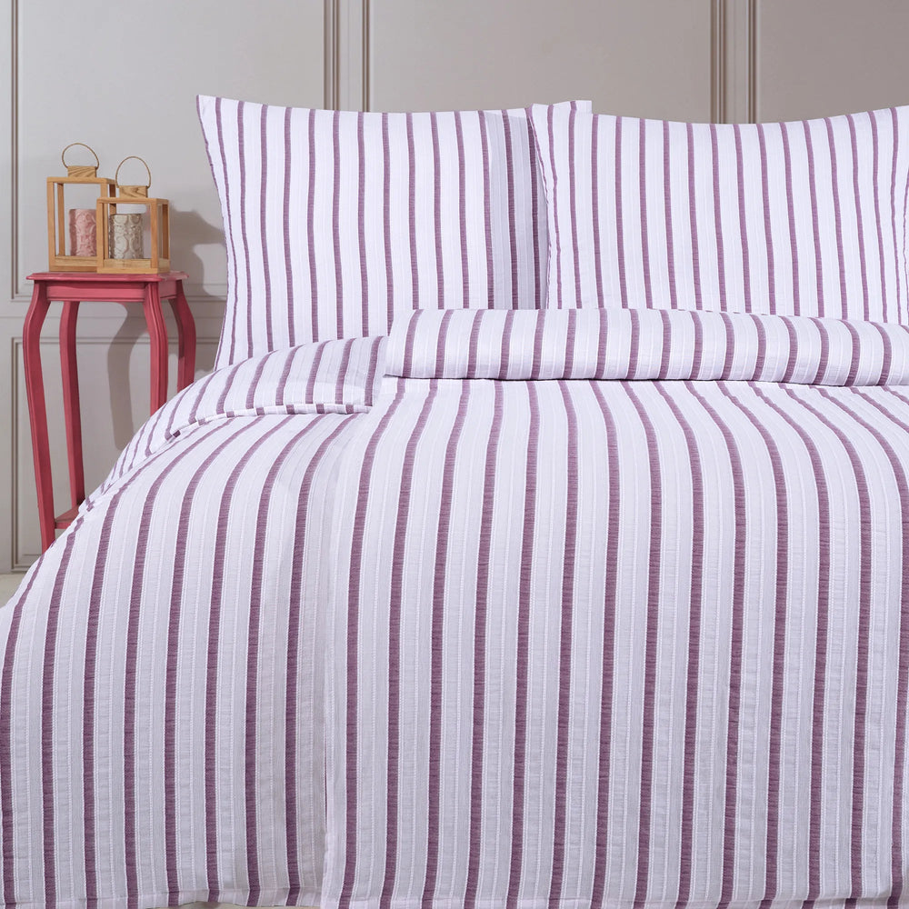 100% Baumwolle Natural Bettwäsche Vintage - Lila