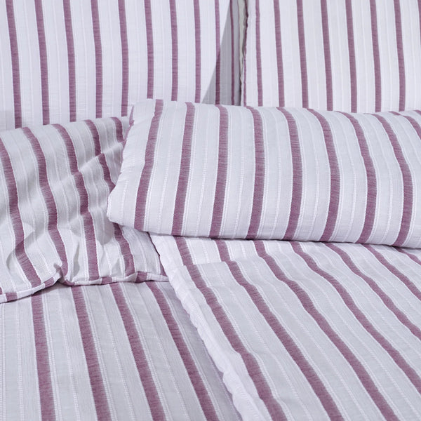 100% Baumwolle Natural Bettwäsche Vintage - Lila