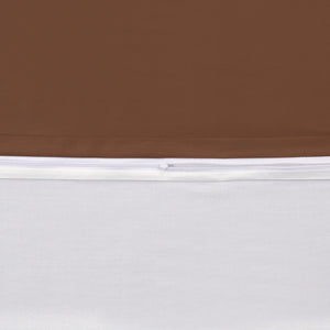 100% Baumwolle A-B Satin Bettwäsche - Russet