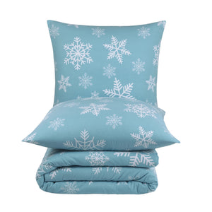 100 % Baumwolle Biber Bettwäsche – Snowy