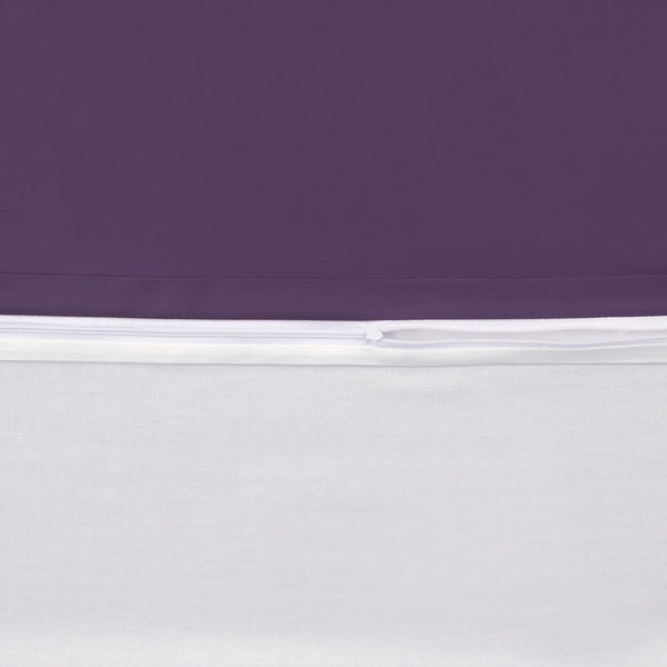 100 % Baumwolle A-B-Satin-Bettwäsche – Violett
